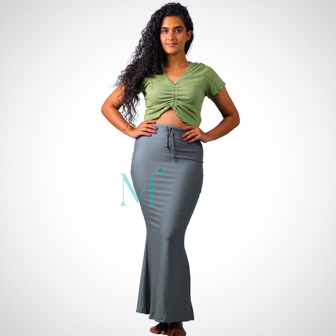Slate Grey Saree Shapewear