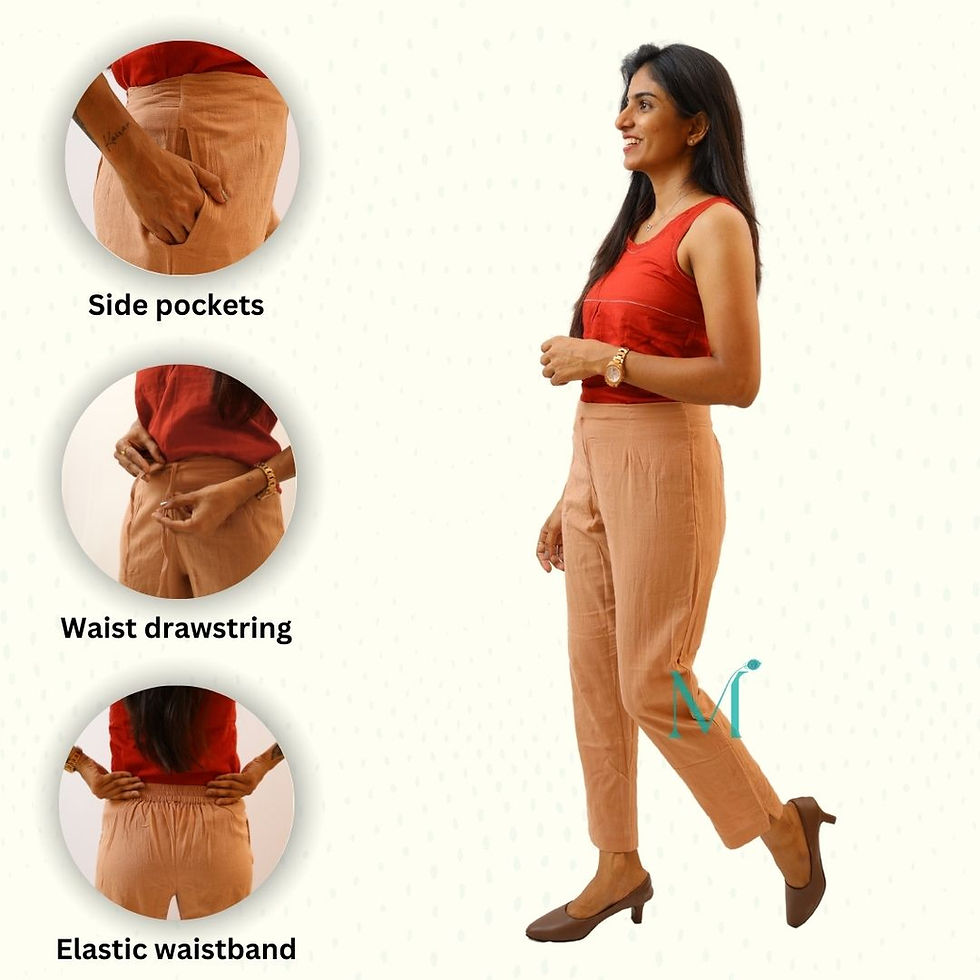 Thumbnail: Cotton Straight Pants