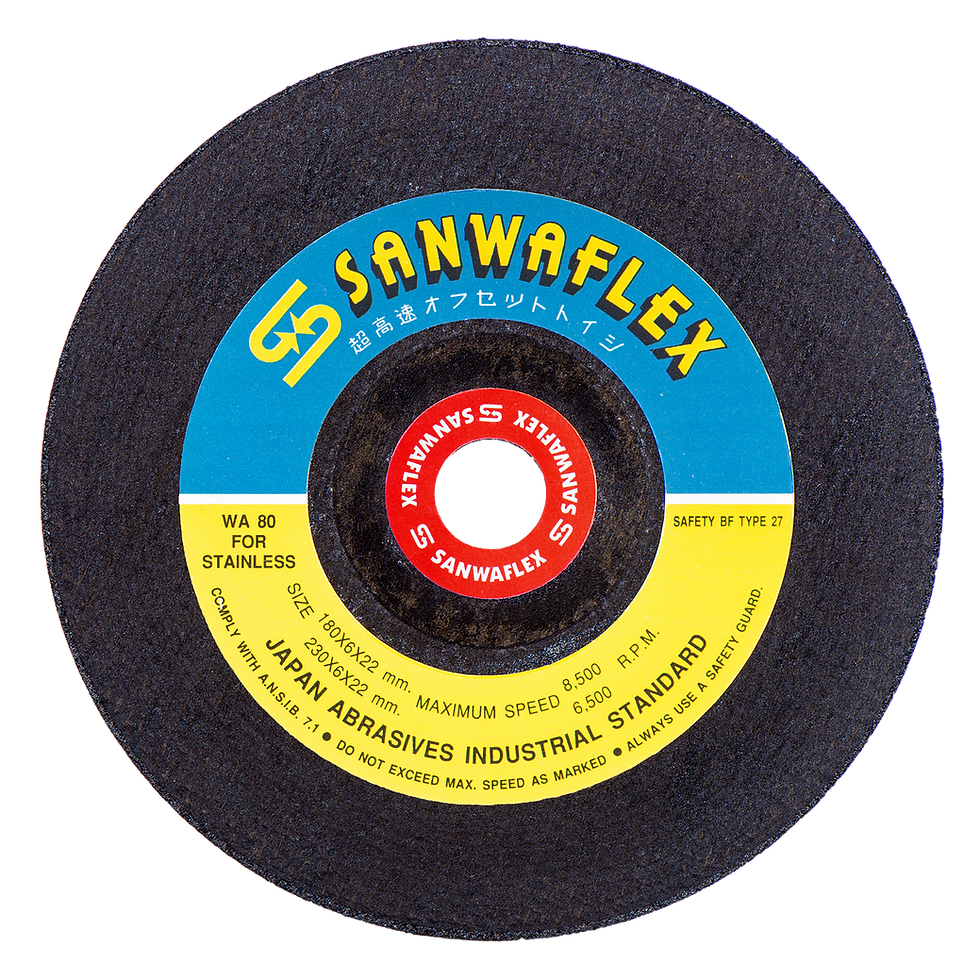 แผ่นเจียรสแตนเลส SANWAFLEX