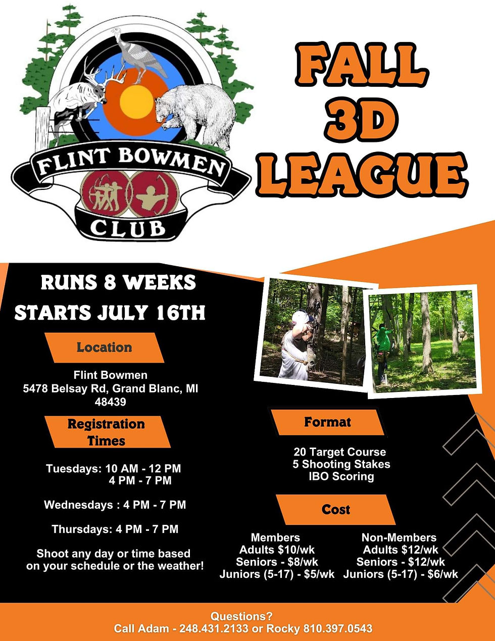 Fall 3D League - Open to the public 