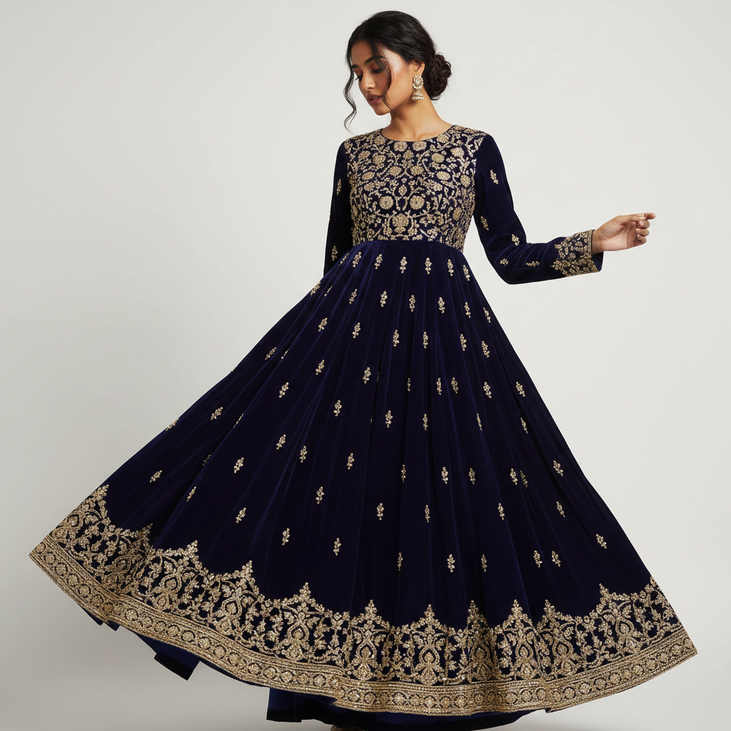 Golden Zari Kurti