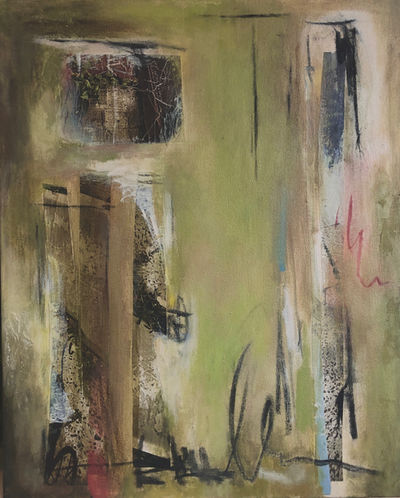 Romance in Paris or 2 Robots. You Decide. 20 x 16