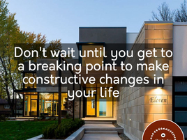 Don't wait for the right time to do the right thing.