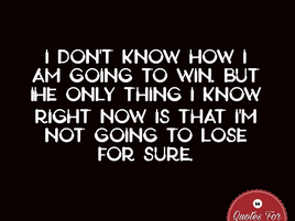 Believe in yourself no matter whats going on.