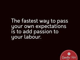Hard work leads to Success.
