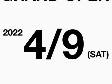 ついに決まりました◎4/9(土)GRANDOPEN‼︎