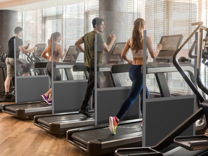 Gyms floor standing seperators