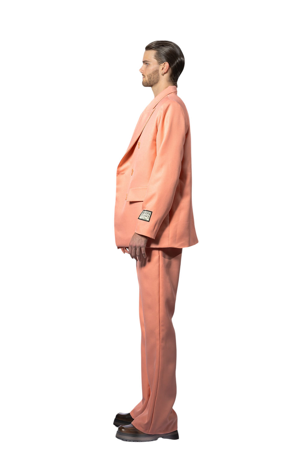 Thumbnail: SALMON LOGO BUTTON SUIT