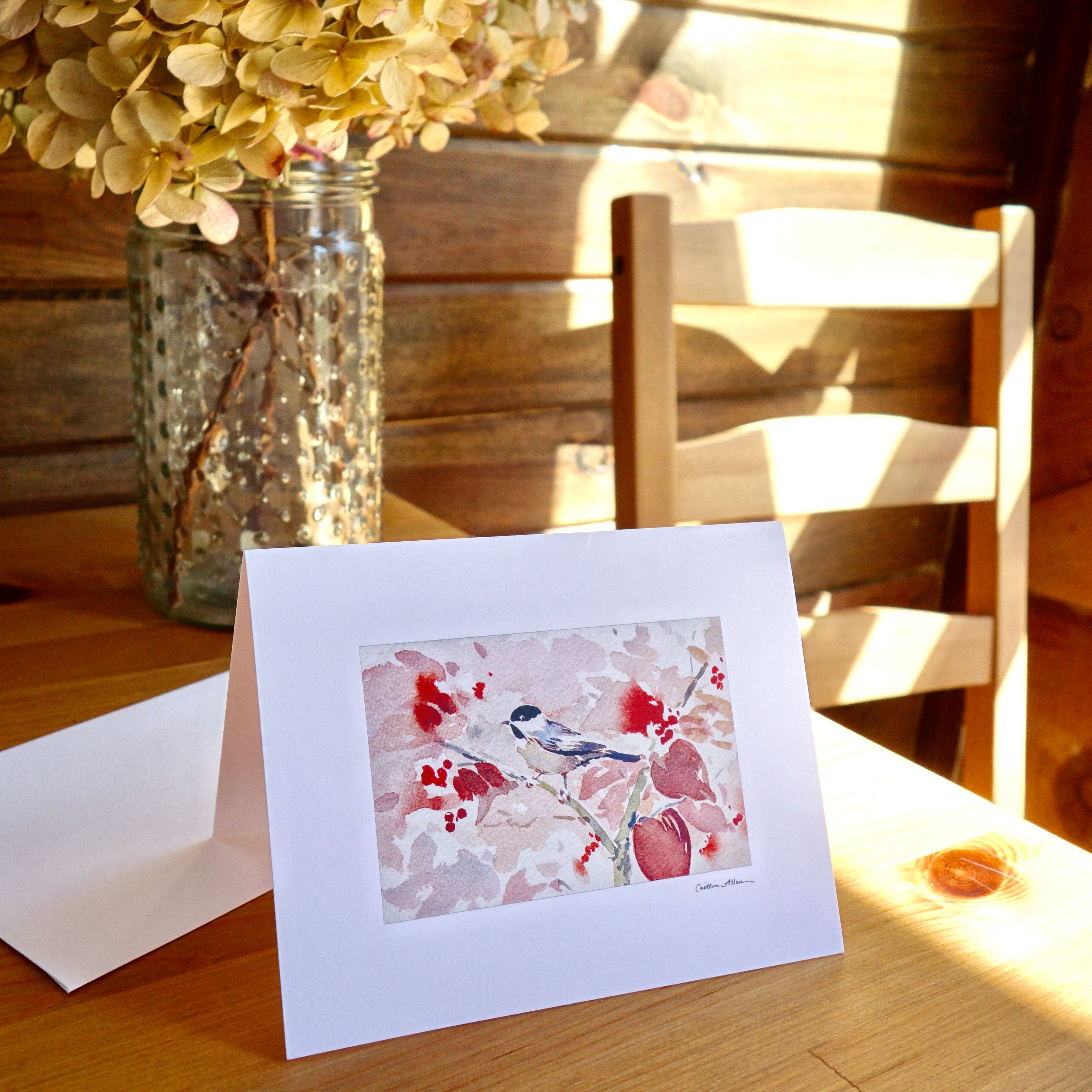 Notecard - Chickadee