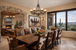 Desert-inspired dining room with rustic charm.png