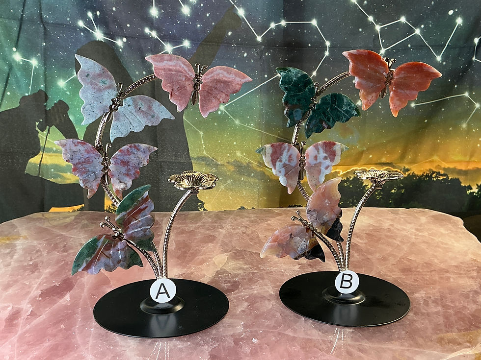 Thumbnail: 🦋 Flock of Butterflies – Ocean Jasper Collection 🦋