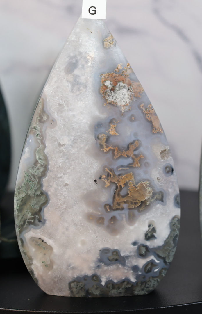 Thumbnail: 🌿 Moss Agate Freeform Towers – Earth’s Natural Art in Stone
