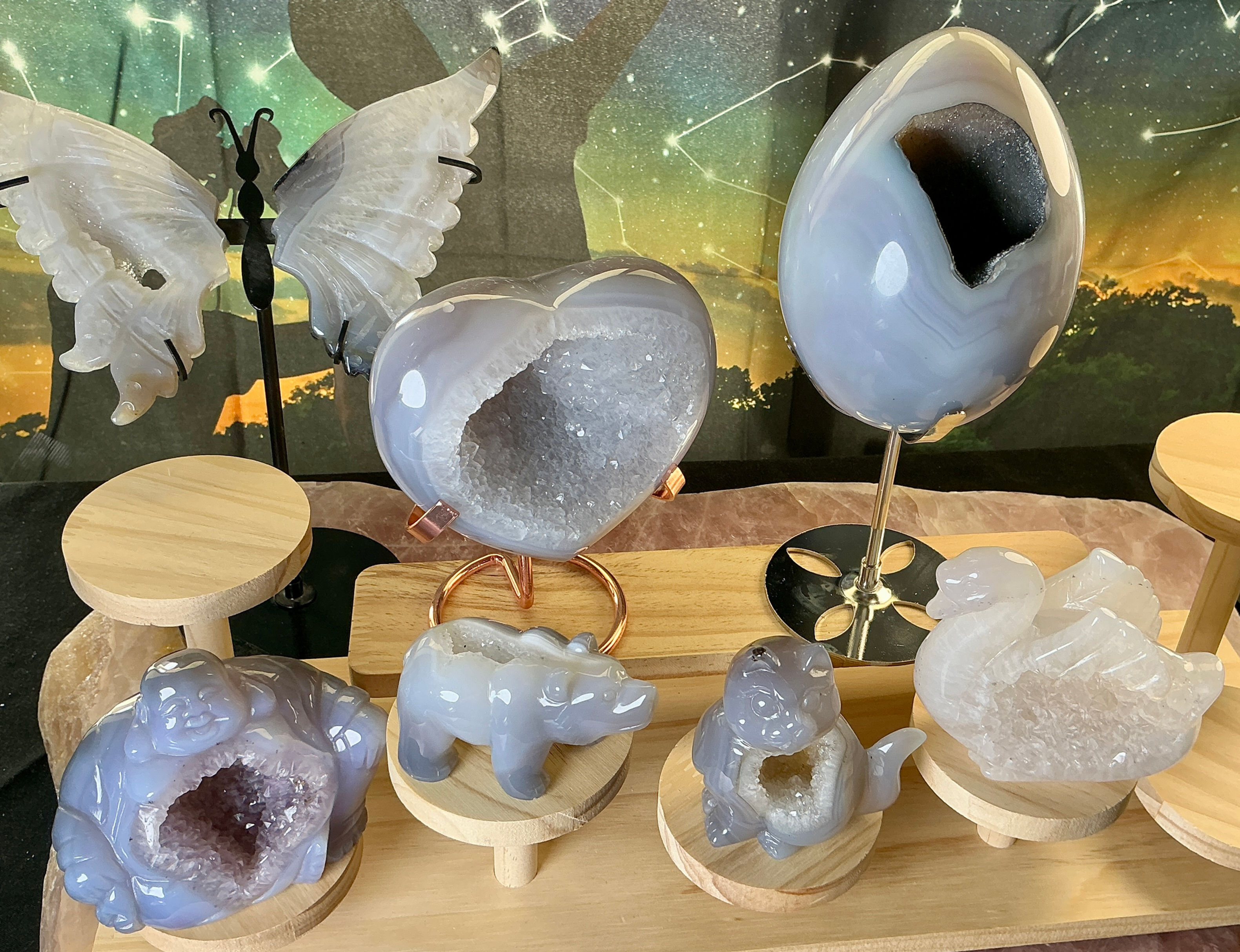 Agate Druzy Treasures Collection