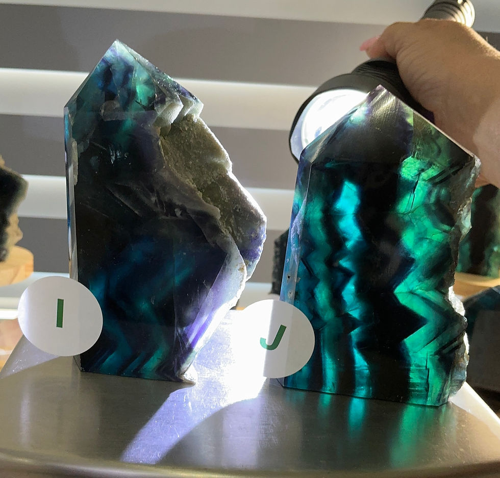 Thumbnail: ✨ Premium Rainbow Fluorite Druzy Slabs & Towers Collection ✨