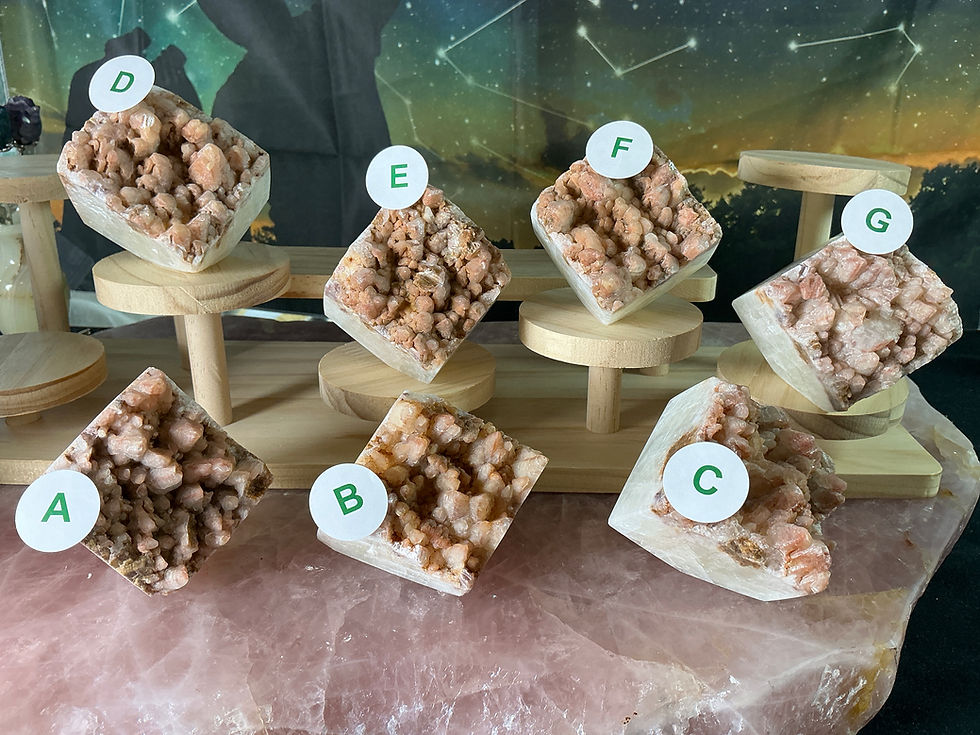 Thumbnail: 🍊 Tangerine Quartz Cluster “Floating Cubes”