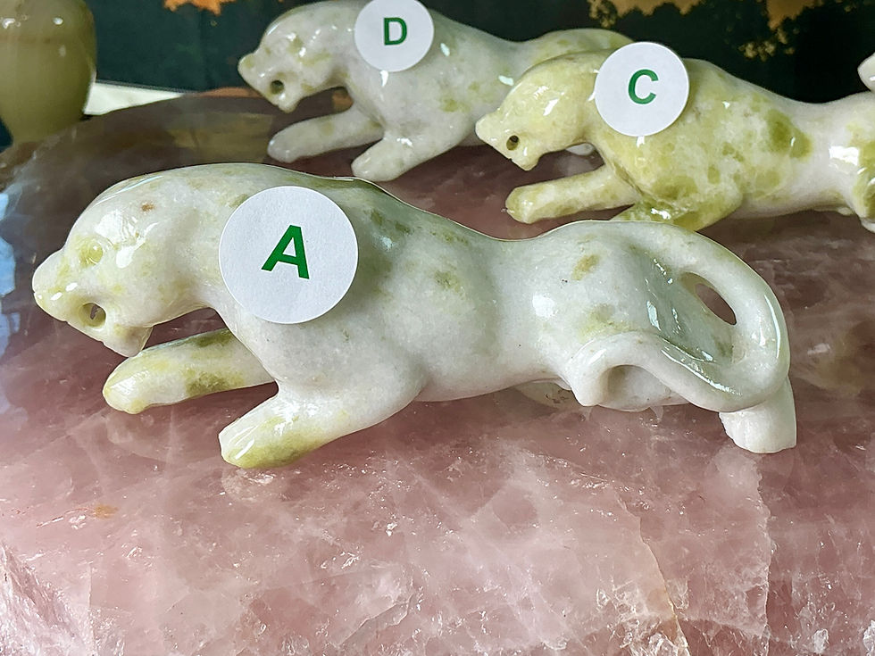 Thumbnail: 🐆 Xiuyan Jade Leopard Carvings