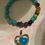 Thumbnail: Chakra Bracelet with Howlite Heart Pendant 