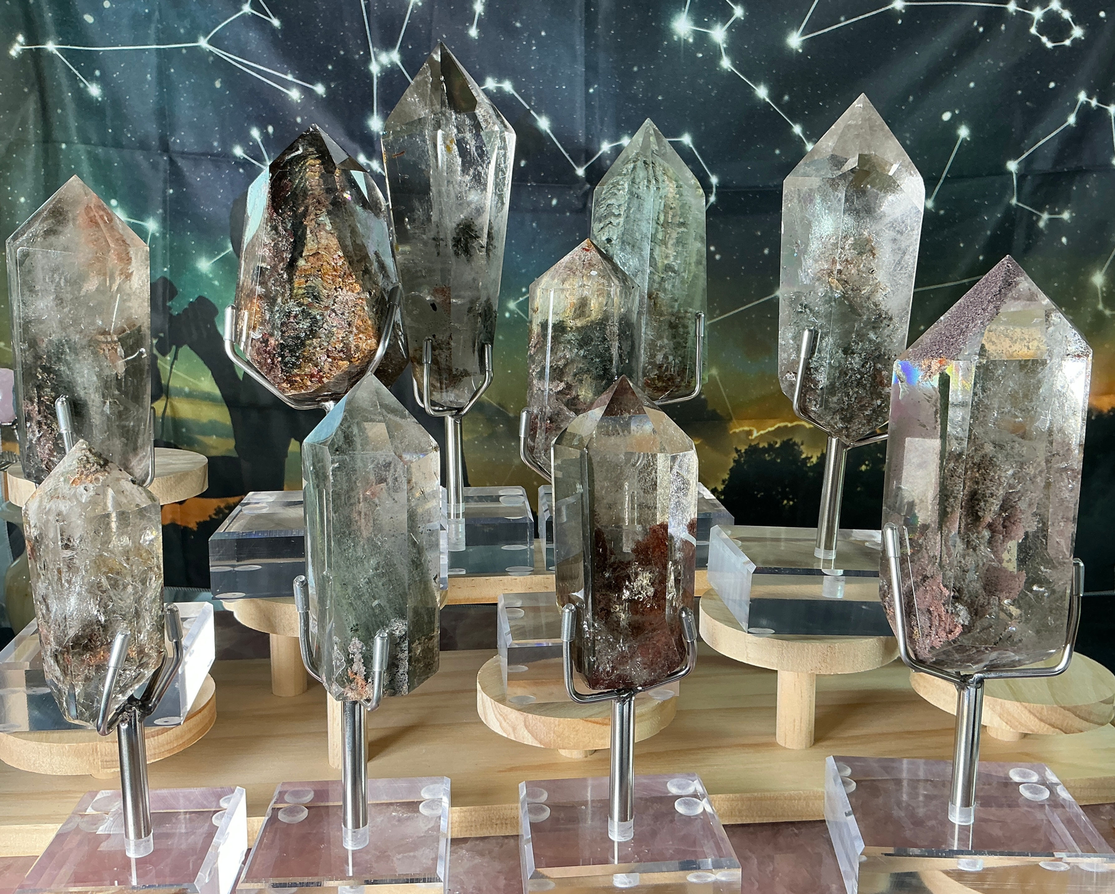 ✨ Garden Quartz Tower Points – Collector Grade Statement Pieces