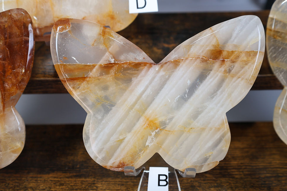 Thumbnail: 🦋 Golden Healer & Fire Quartz Crystal Butterflies