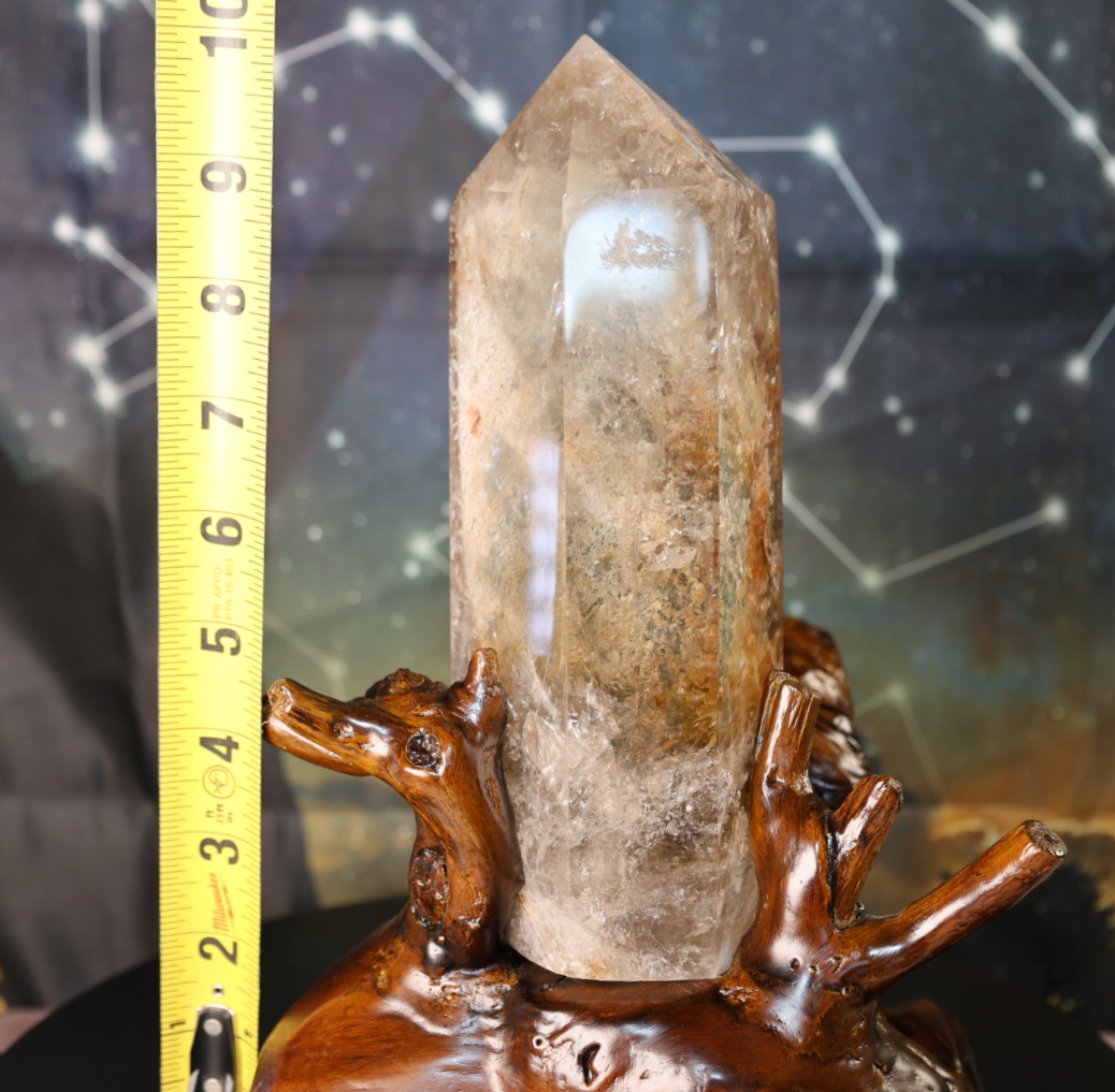 Garden Quartz (Lodolite) Tower Collector’s Grade— Statement Specimen ✦