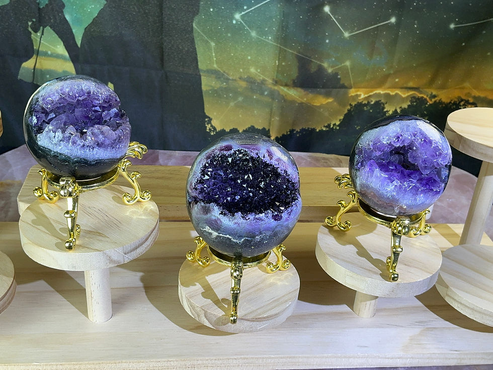 Thumbnail: Amethyst Geode Sphere