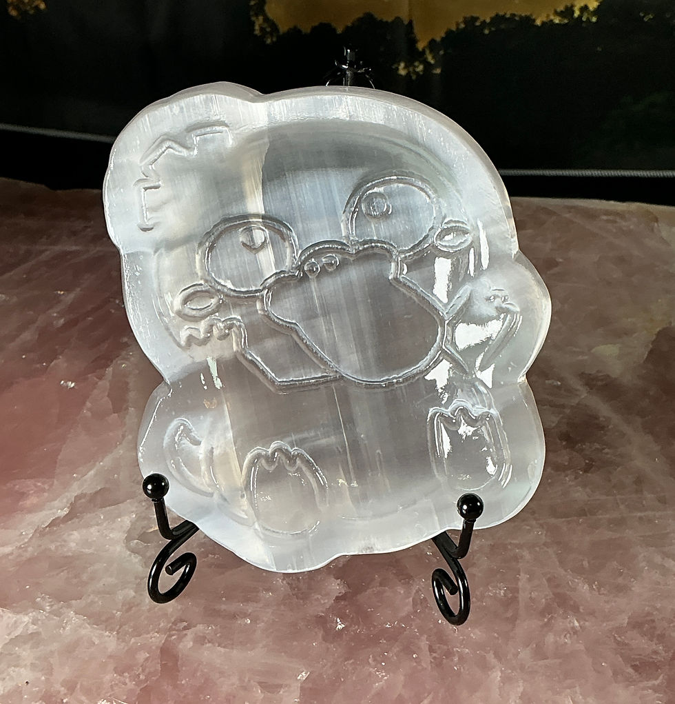 Thumbnail: ✨ Collector’s Edition: Whimsical Selenite Character Charging Plates ✨