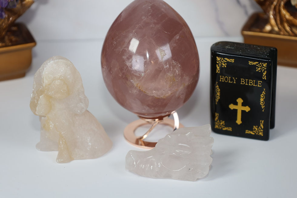 🙏 Imperfect Crystal Bundle C – "Faith & Love Edition"
