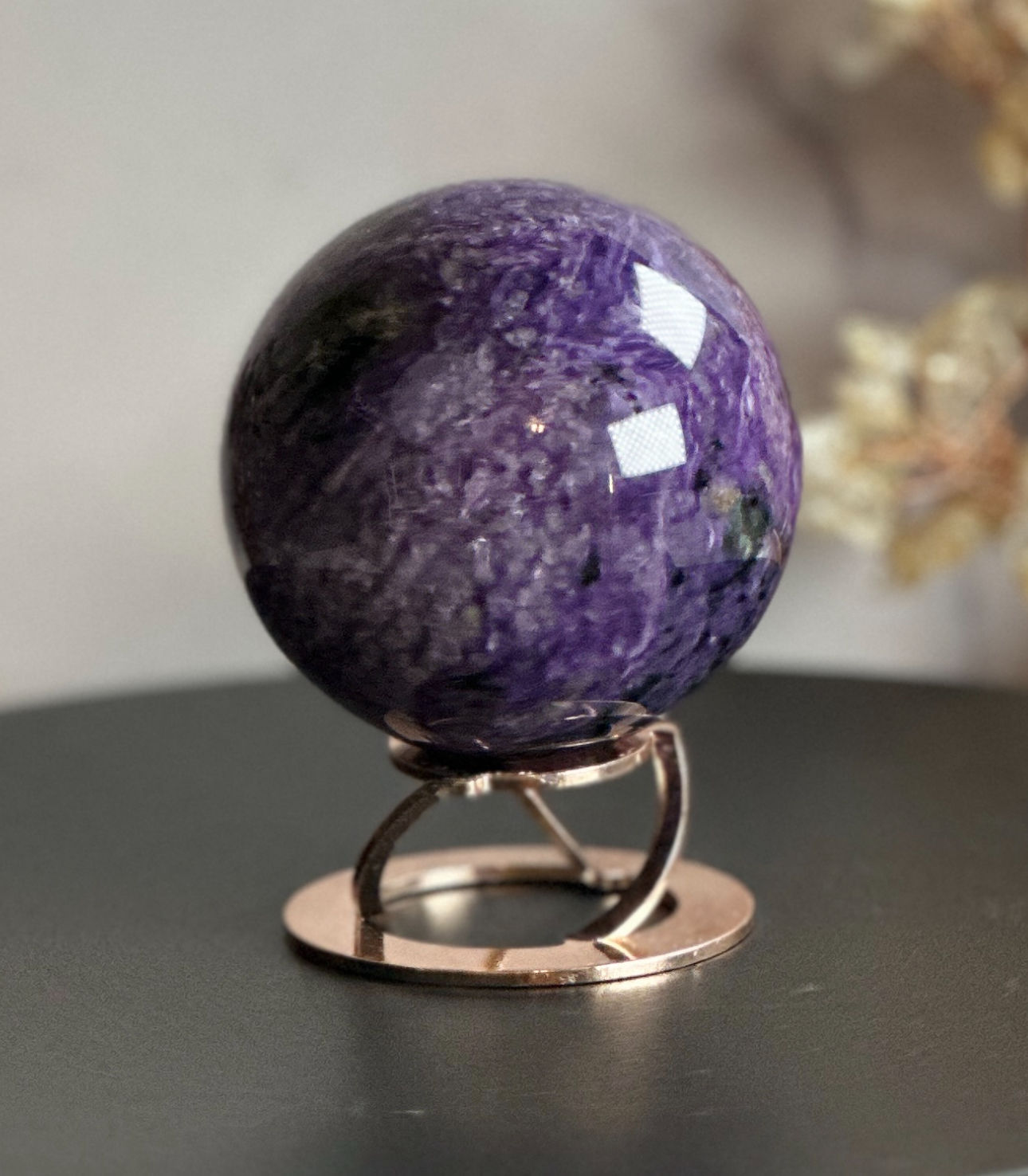 ✨ Natural Authentic Charoite Sphere ✨