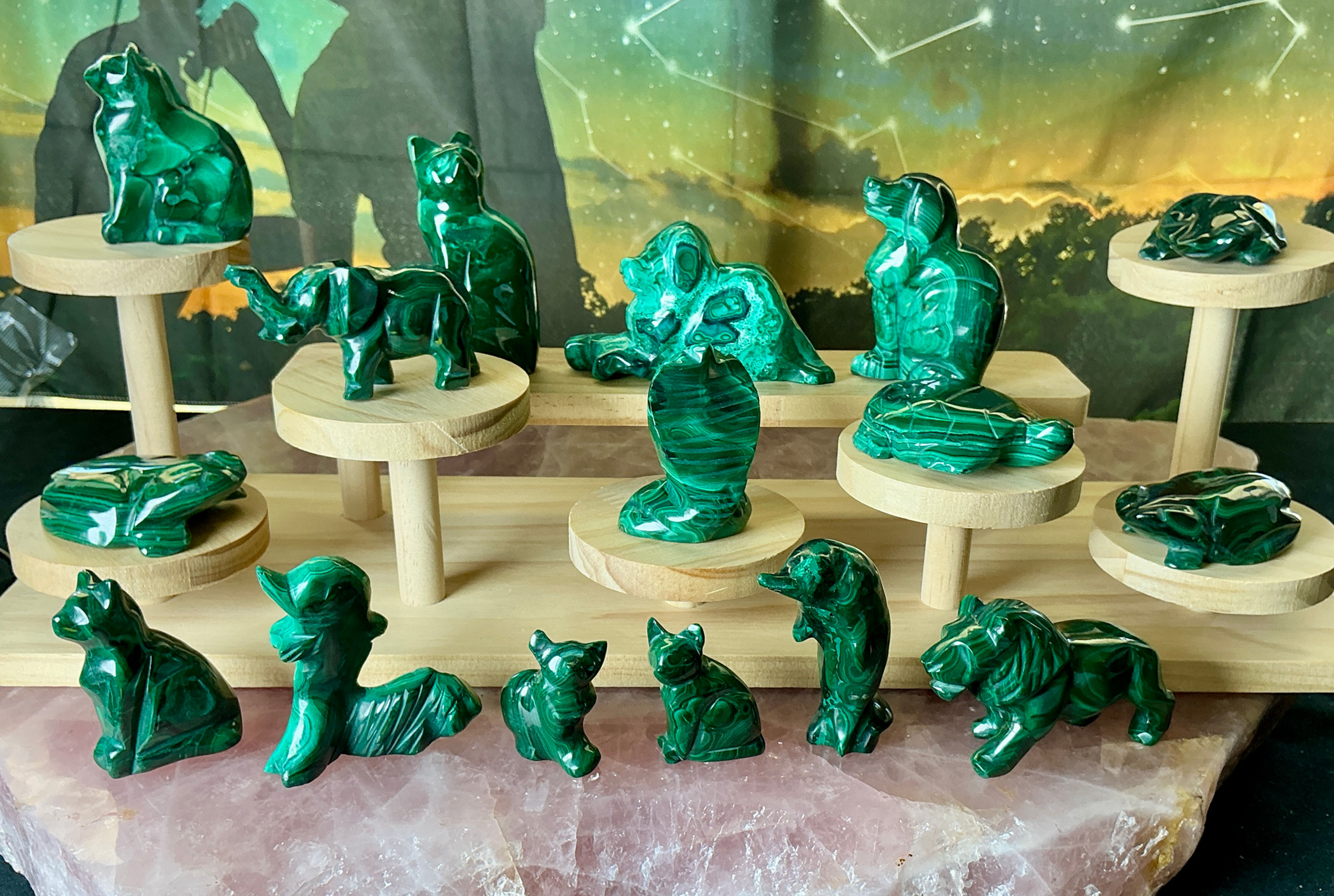 ✨ Malachite Animal Kingdom Collection ✨