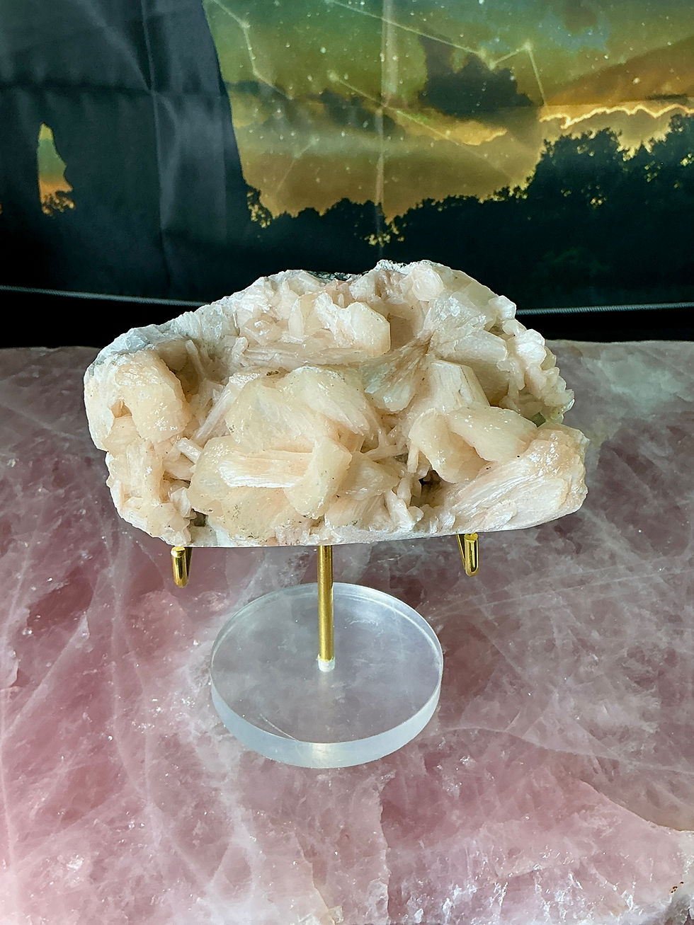 Thumbnail: ✨ Peach Stilbite Cluster