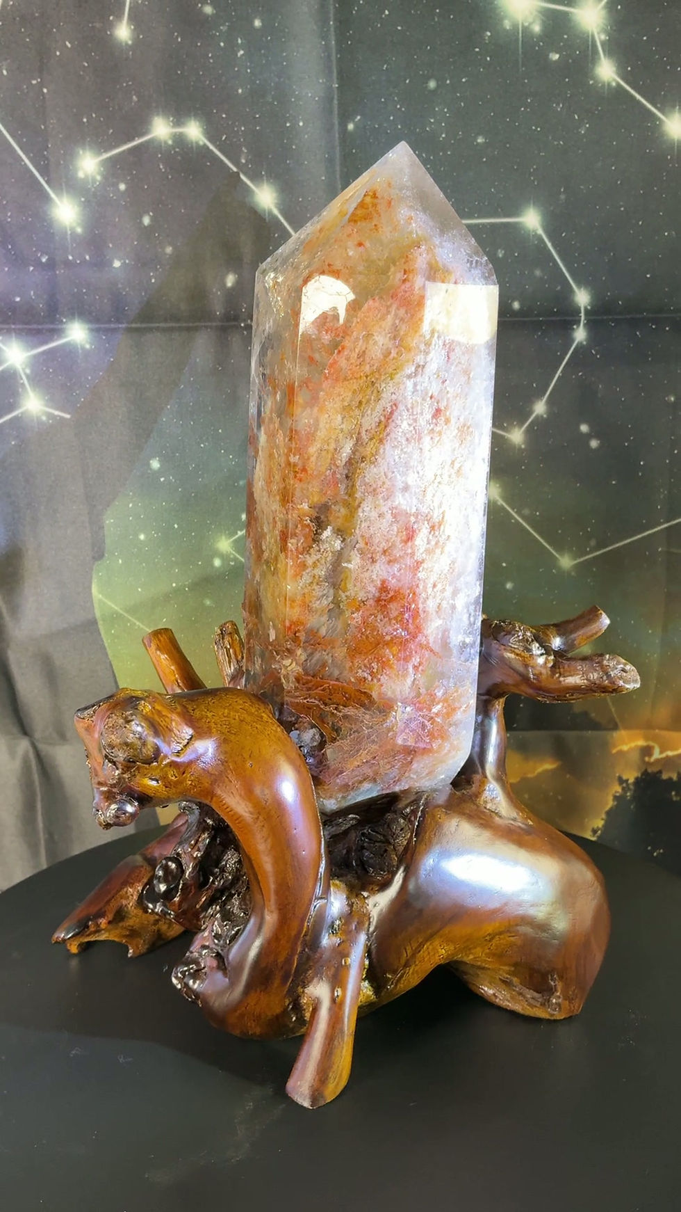Thumbnail: Garden Quartz (Lodolite) Tower Collector’s Grade— Statement Specimen ✦