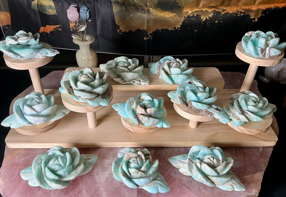 Thumbnail: 🌊 Caribbean Calcite “Ocean Bloom” Crystal Flower Buds