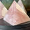Thumbnail: 💗 XL Rose Quartz Pyramids | “Heart-Healing Statement Pyramids”