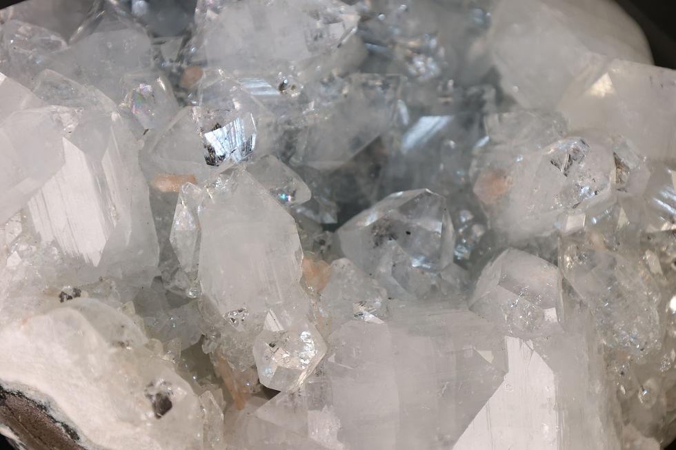Thumbnail: ✨ Diamond-Clear Apophyllite Cluster | Collector Specimen | Statement Piece