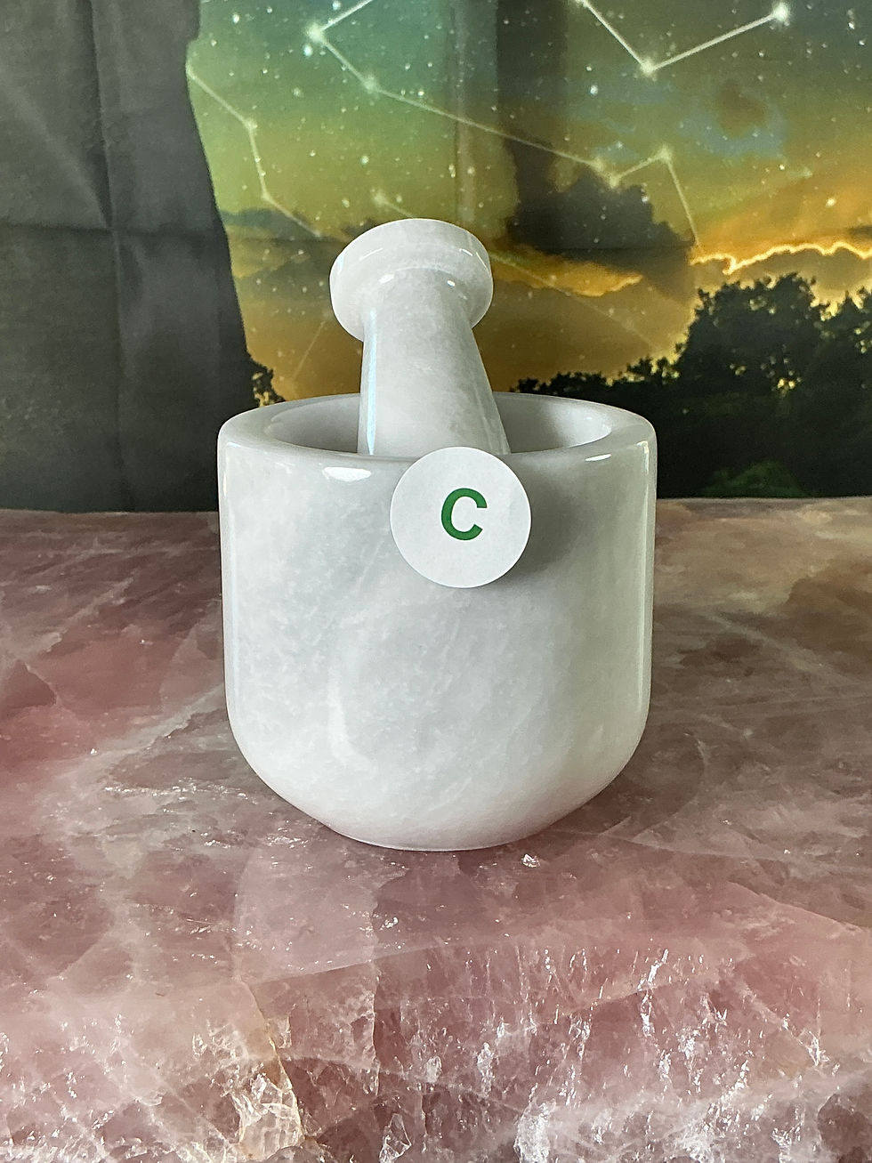 Thumbnail: Crystal Mortar & Pestle Sets