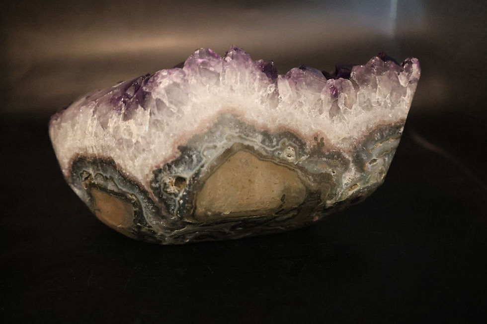Thumbnail: 5.5 Pounds - Natural  Amethyst Cluster