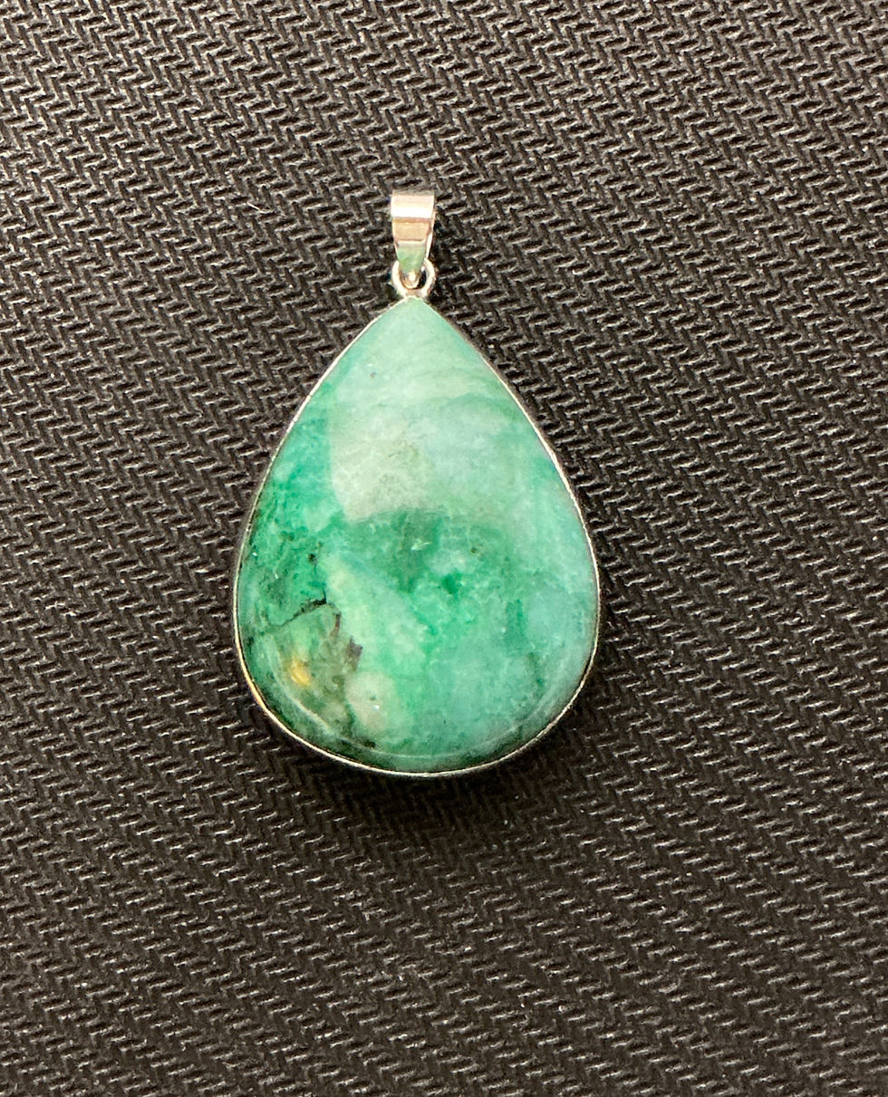 Thumbnail: Crystal Teardrop Pendant (with Necklace)