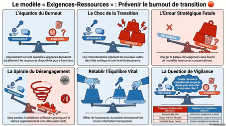 Le modèle « Exigences-Ressources » : Prévenir le burnout de transition 🛑