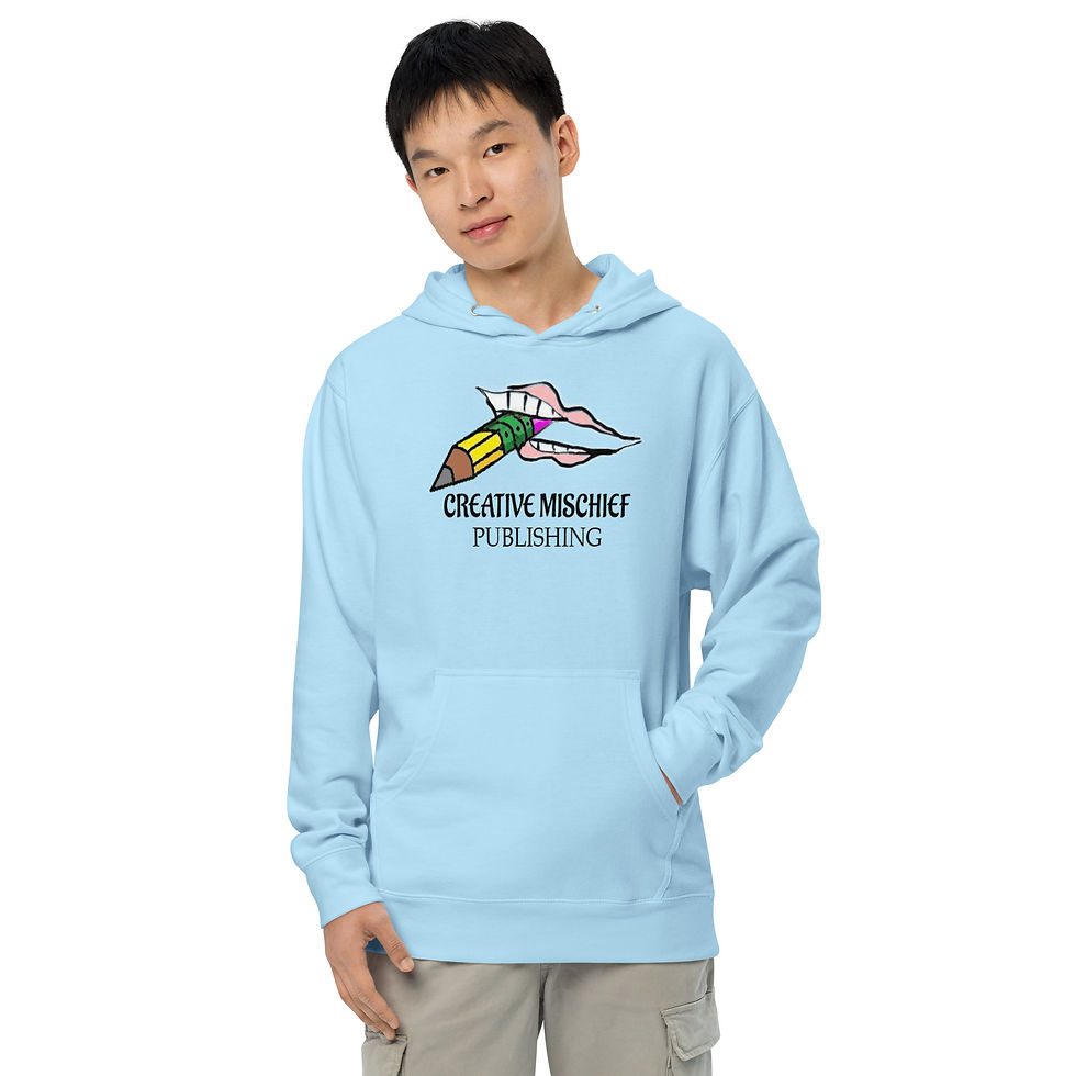 Thumbnail: Unisex Midweight Hoodie - Smirk Logo