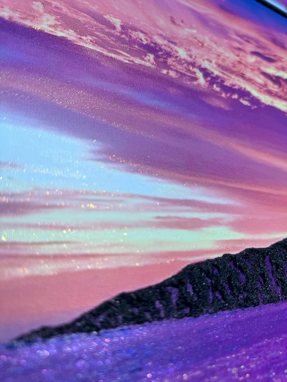 サムネイル： Diamonds in the Sky 16” x 20”