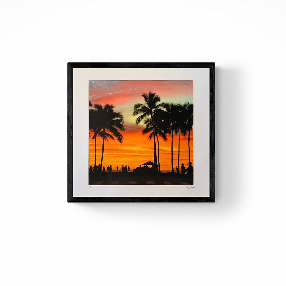 サムネイル： Waikiki Wall Matted Print