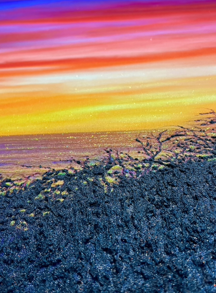 サムネイル： 雲の上の城 24” x 36”