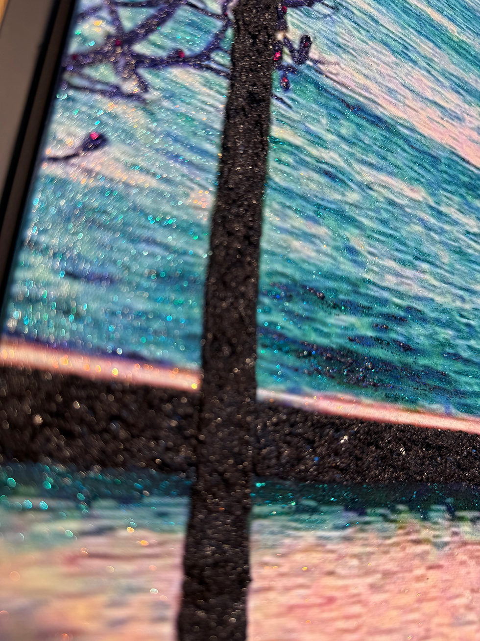 サムネイル： Mermaid Dreams 16" x 30" SOLD at Hankyu Umeda, Osaka Japan