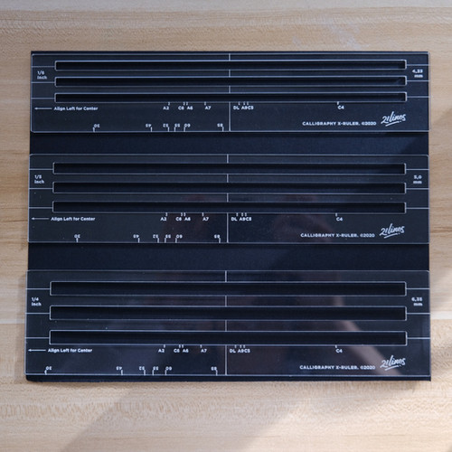 Calligraphy X Ruler - 21Lines | ARTSYOLIGRAPHY