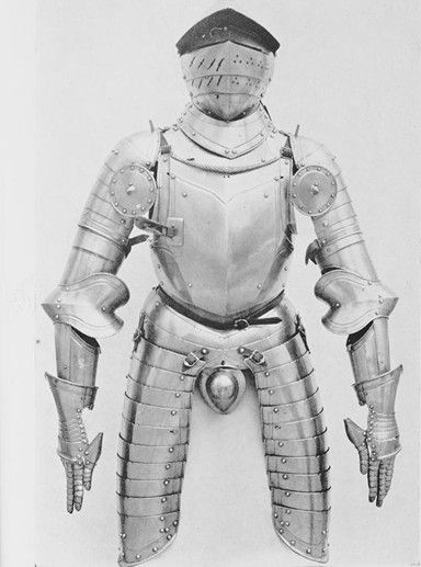 SAKSALAINEN HAARNISKA / NURENBERG 1940-50 / WALLACE COLLECTION / EUROPEAN ARMS AND ARMOUR 1962 / LONTOO