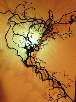 Sculptured lamp #362