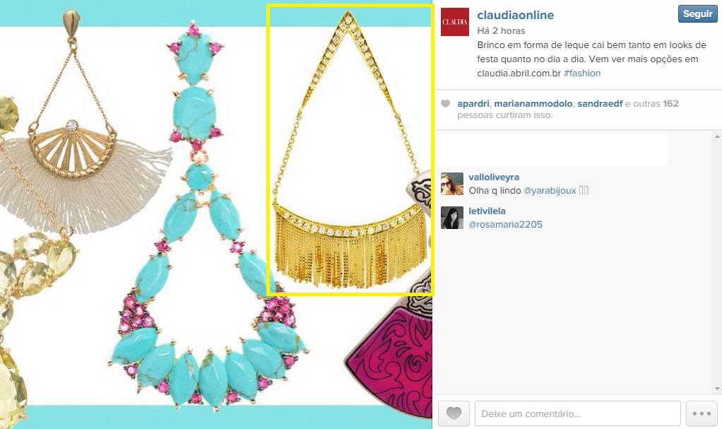 19/03/2015 | Revista Claudia (Insta)