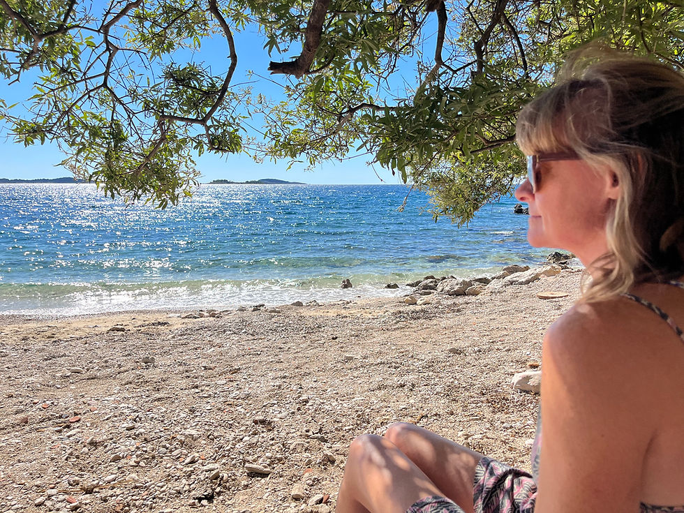 Me enjoying being by the sea