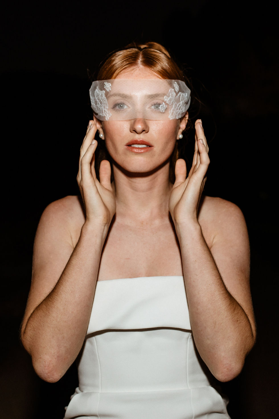 Miniature : Voilette rétro en dentelle Gisèle - Look glamour