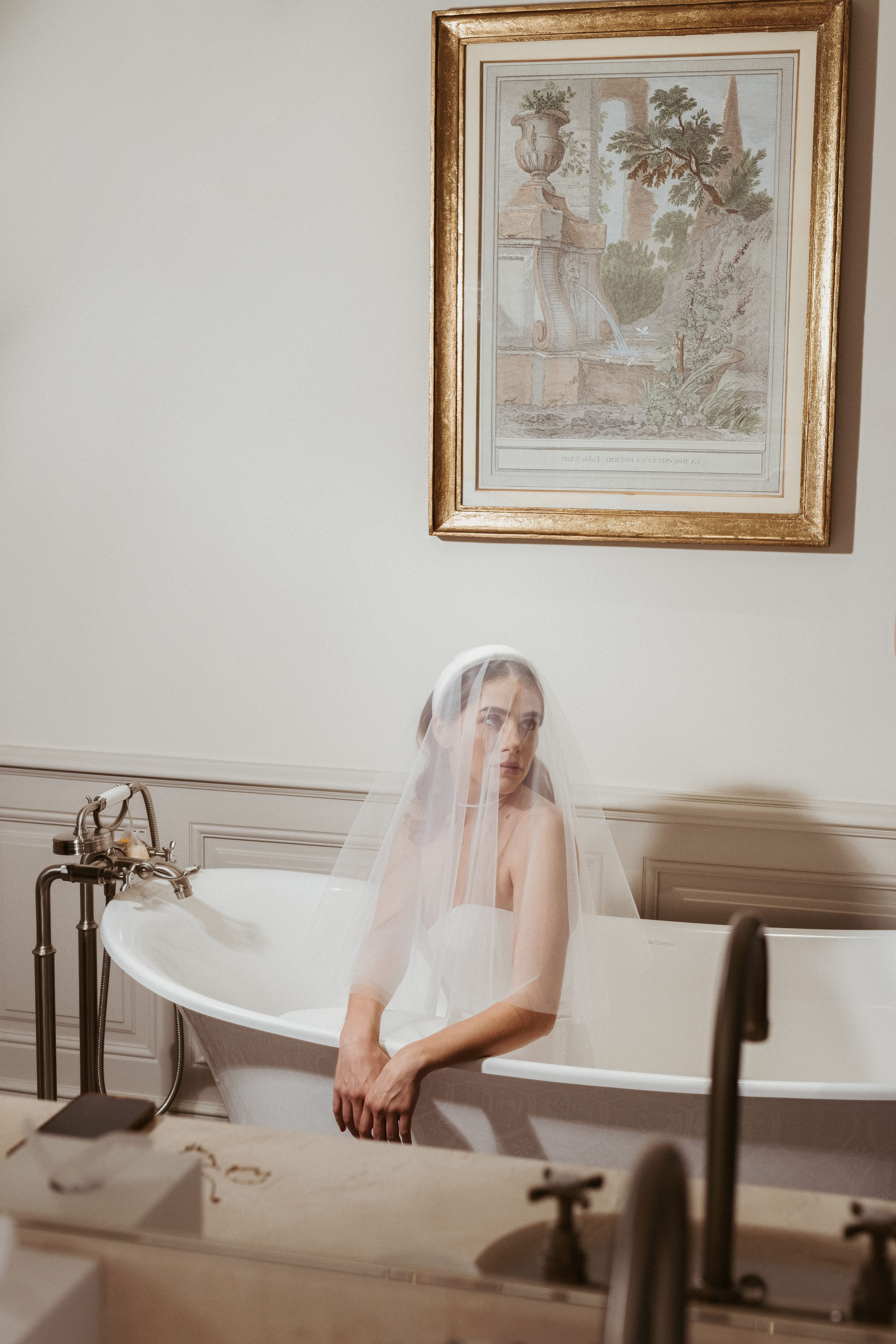 Voile court à rabat Dorothy - Look doux et vintage